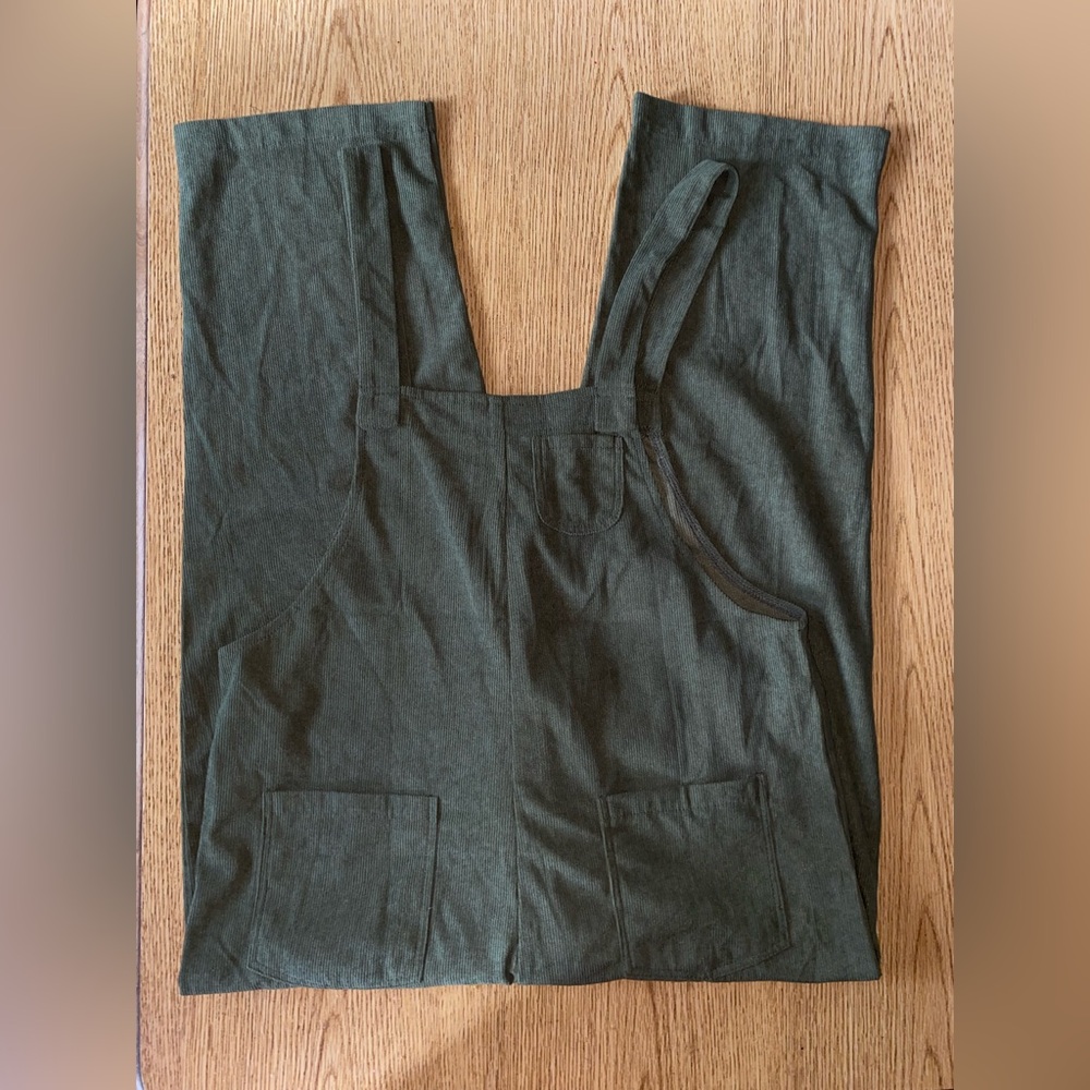 SHEIN Dark Green Jumpsuit with Pockets